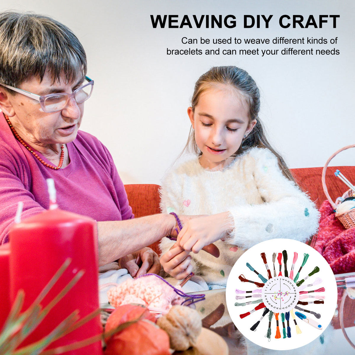 ชุดอุปกรณ์ทำสร้อยข้อมือมิตรภาพ - Embroidery Craft บทวิจารณ์และราคา