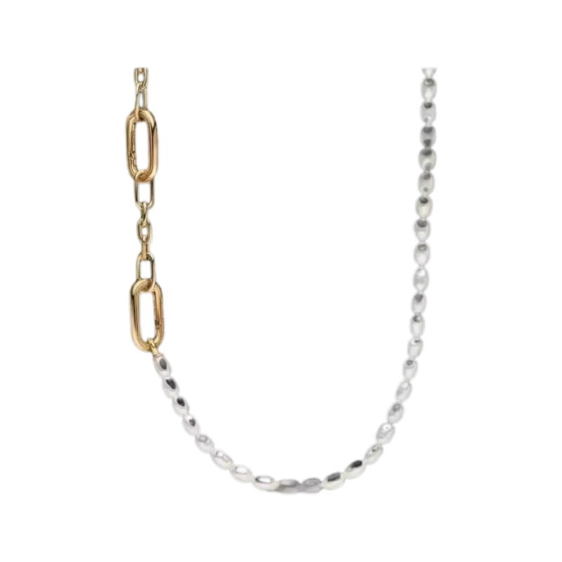 สร้อยคอและสร้อยข้อมือ DIY สำหร - Pearl Trim Chain บทวิจารณ์และราคา