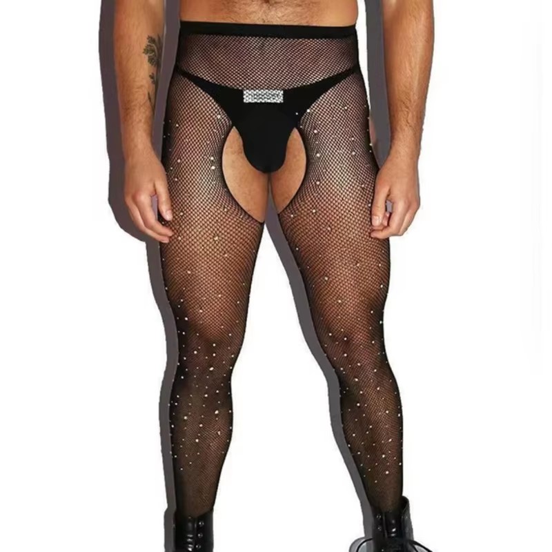 ถุงน่องตาข่ายเปิดเป้าสำหรับผู้ - Crystal Mesh Fabric บทวิจารณ์และราคา
