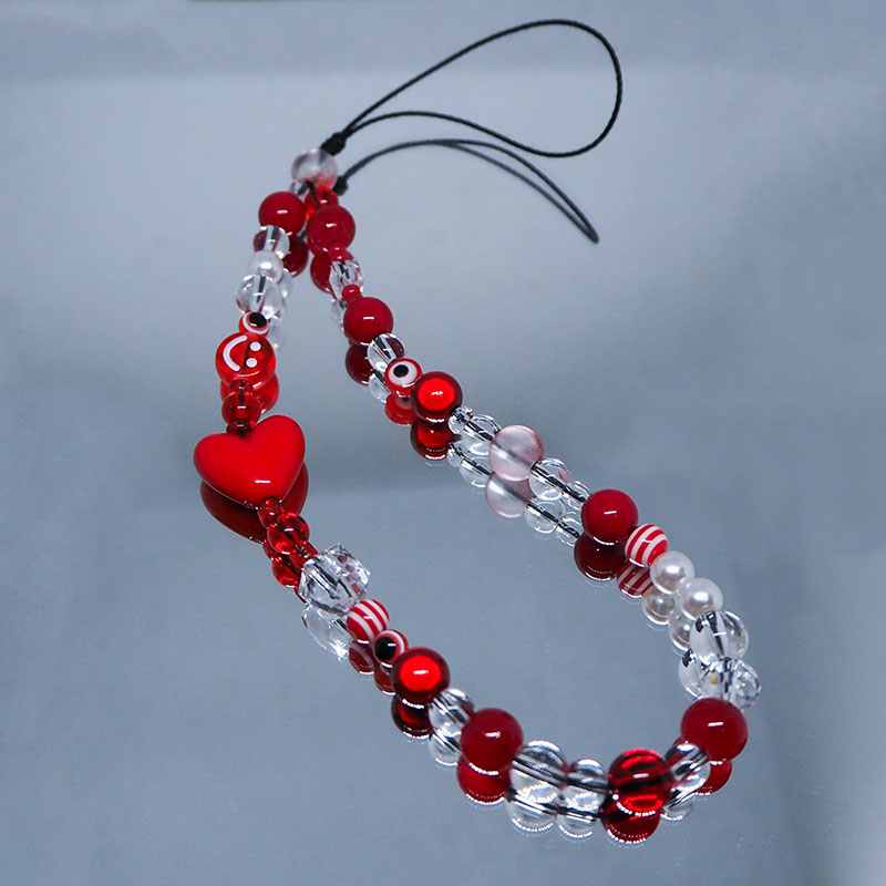 สายคล้องโทรศัพท์มือถือ Y2k ใสส - Pearl Trim Chain บทวิจารณ์และราคา