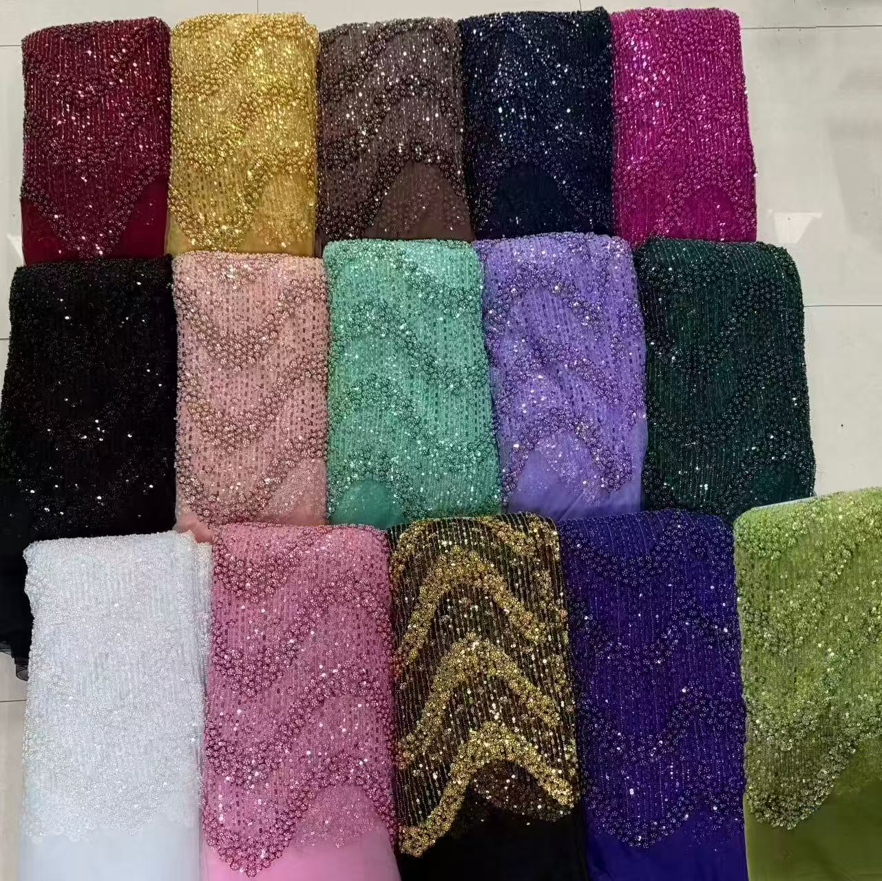 2025 ล่าสุดขายร้อนใหม่ High-En - Crystal Mesh Fabric บทวิจารณ์และราคา