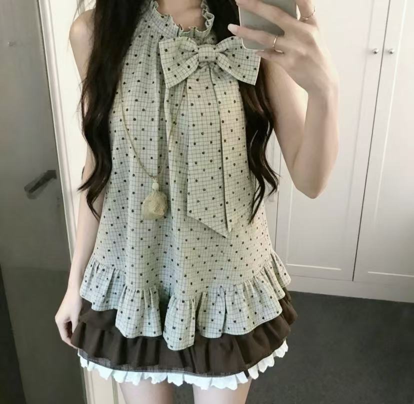 ชุดเซ็ต 2 ชิ้น สไตล์วินเทจญี่ป - Elastic Lace Trim บทวิจารณ์และราคา